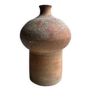 Vase sculptural en grès