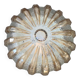 Old smoked glass ceiling light: vintage 1970