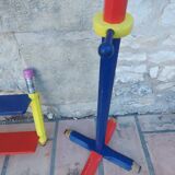 Coat rack and pencil shelf 80'S , Design Pierre Sala
