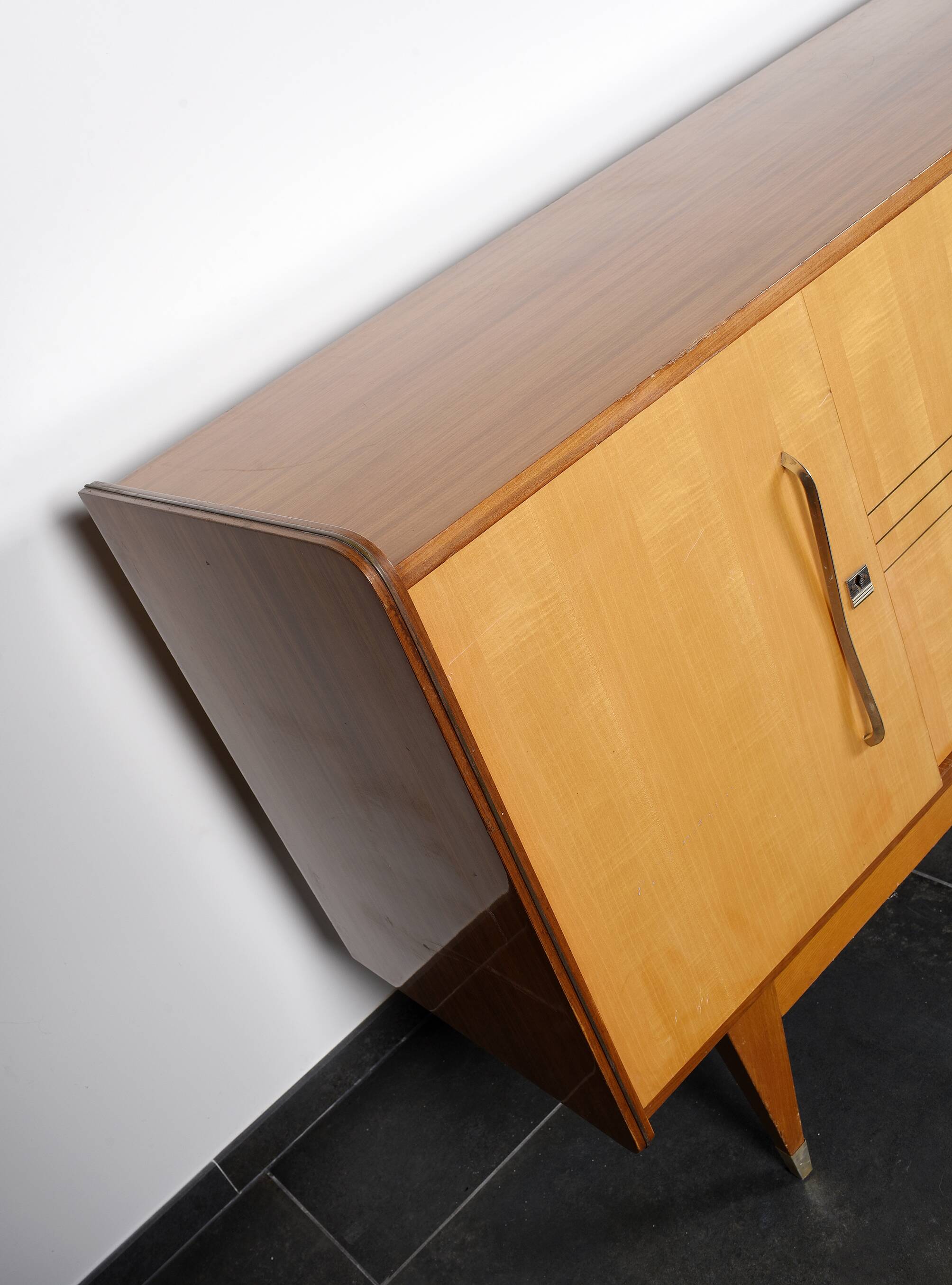 Vintage 4-door sideboard from the 1960s