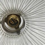 Holophane glass pendant light