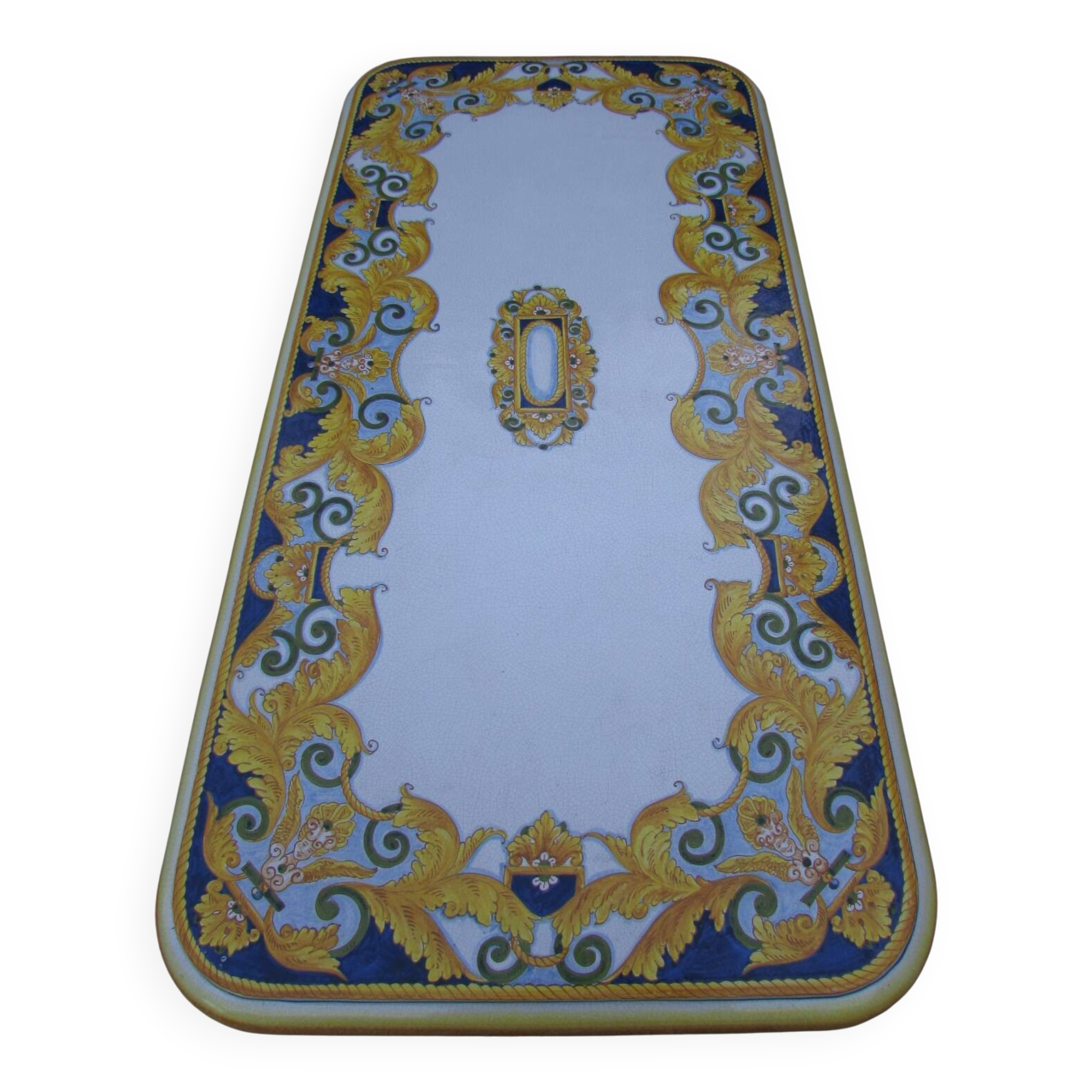 Modèle unique Table de Salle à manger plateau émaillé