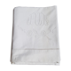 Embroidered AD monogram sheet
