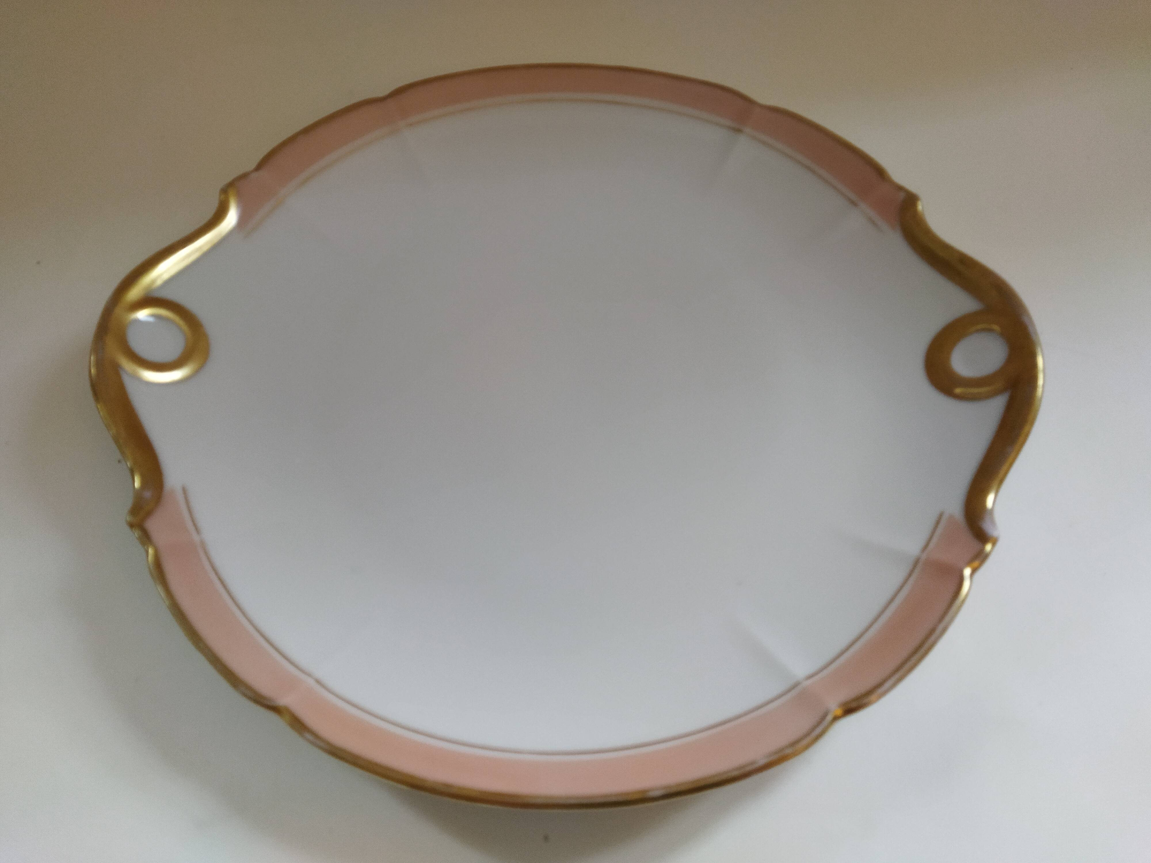 Limoges porcelain pie dish