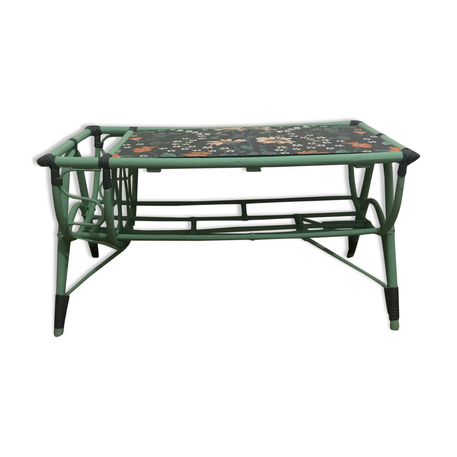 Rattan coffee table