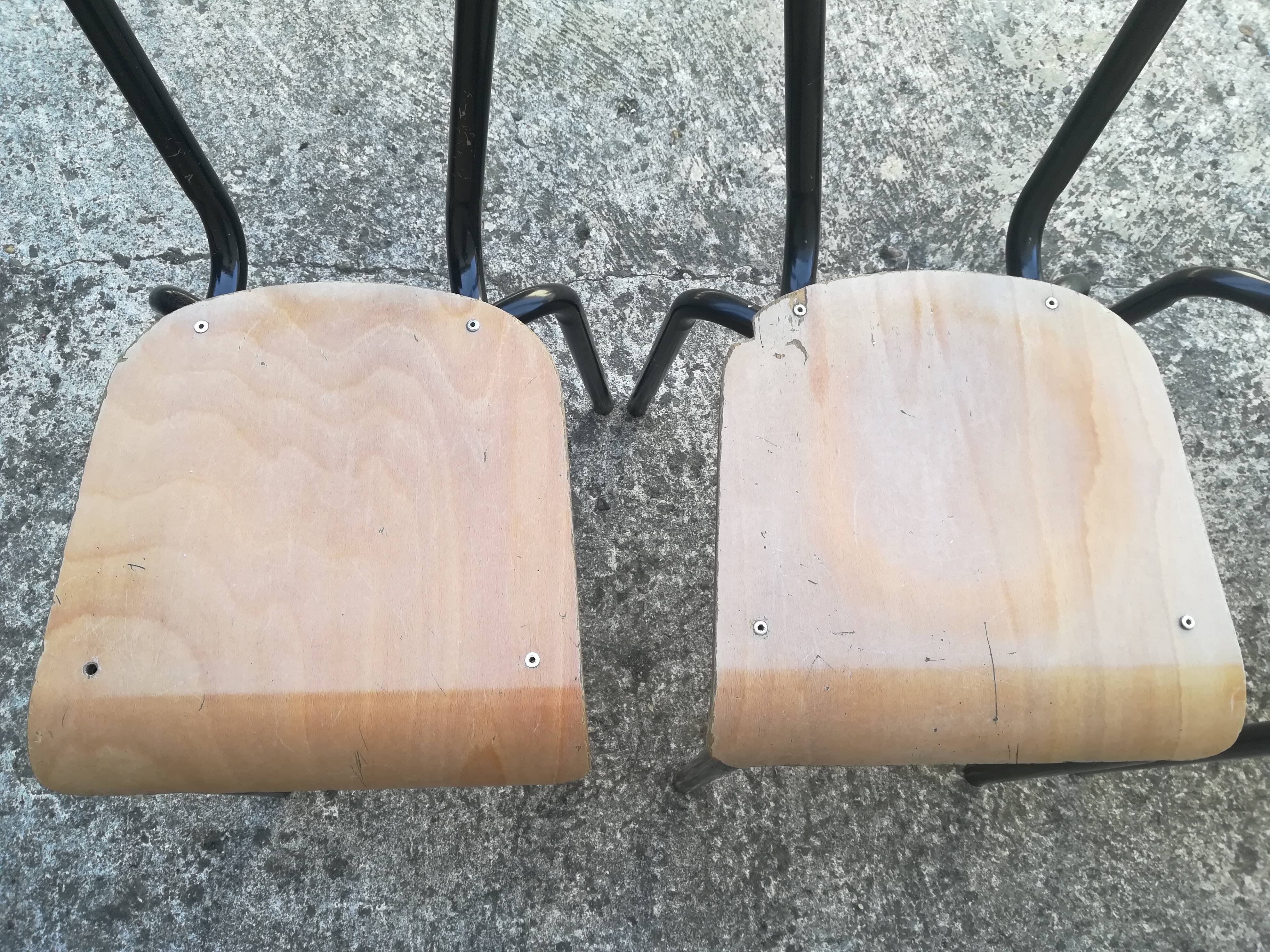 Vintage school chairs