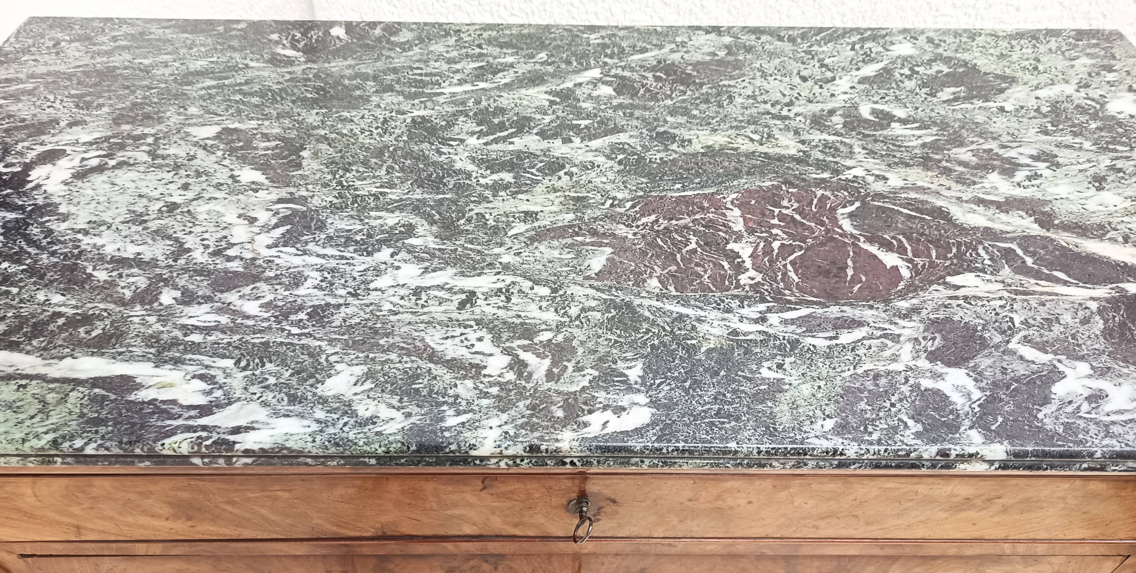 Louis Philippe mahogany secretary chest of drawers