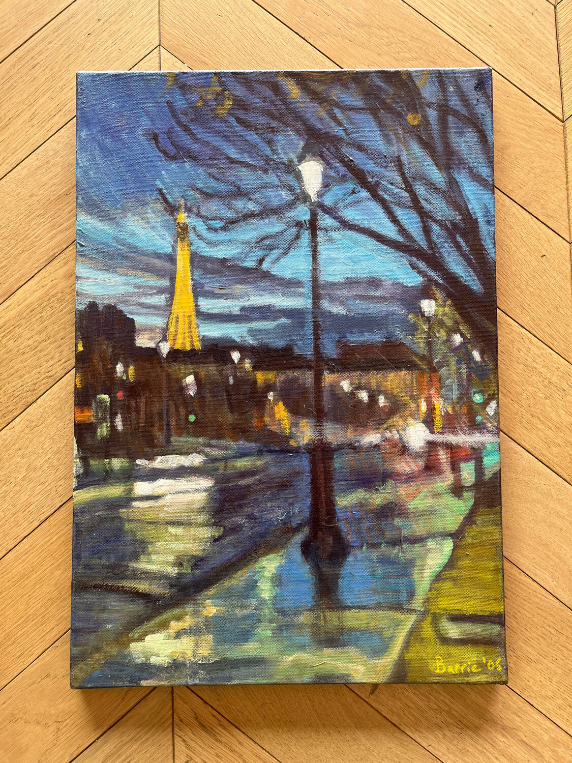 Between dog and wolf, Acrylic on canvas