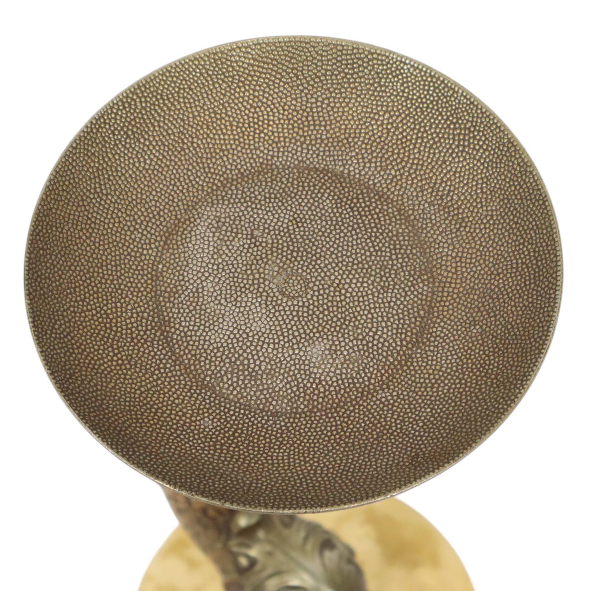Mid-Century Mythical Dolphin Floor Ashtray, France, 48 cm
