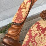 Pair of napoleon III armchairs, 19th century