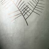 20th century gold painted ceramic art deco vase