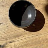 Assiette creuse / bowl noir et beige