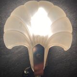 Frosted glass shell wall lamps