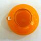 Petit vase opalin orange vintage Carnaby 1960'