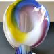 Vase design Fleur Arum. In blown art glass, Murano style. 21 cm.