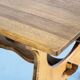 Brutalist dining table | vintage table | 50s | oak