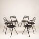 Chaises pliantes Clio par Giorgio Cattelan pour Cidue