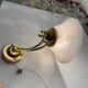 Large Brass Murano Glass Sconces Set of 10
