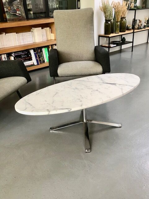 White marble coffee table