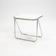 Bureau pliant vintage beige Platone par Giancarlo Piretti pour Anonima Castelli, années 1970.