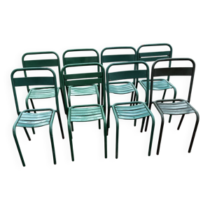 Set de 8 chaises bistrot