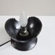 Sculptural table lamp by pan keramik with glass ball - 1970s