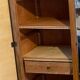 Armoire en chêne avec miroir penderie étagère modulable dont un tiroir