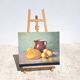 Oil painting on canvas still life with fruit