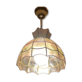 Lustre vintage en nacre