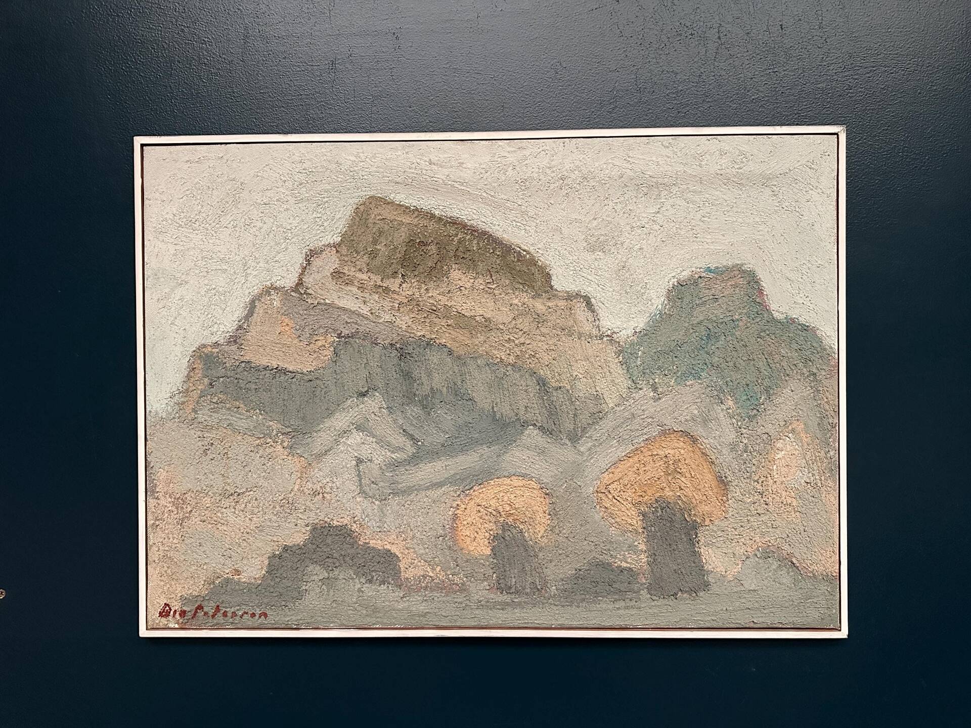 Original Swedish Oil on Canvas – “Landscape” by Birger Bia Peterson
