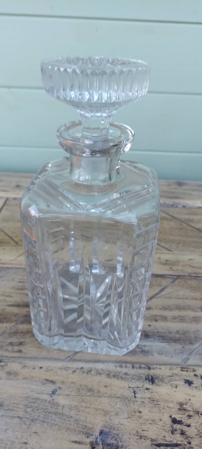 Crystal whisky carafe