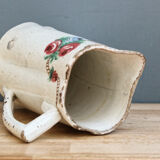 Flower pitcher in 19th century earthenware