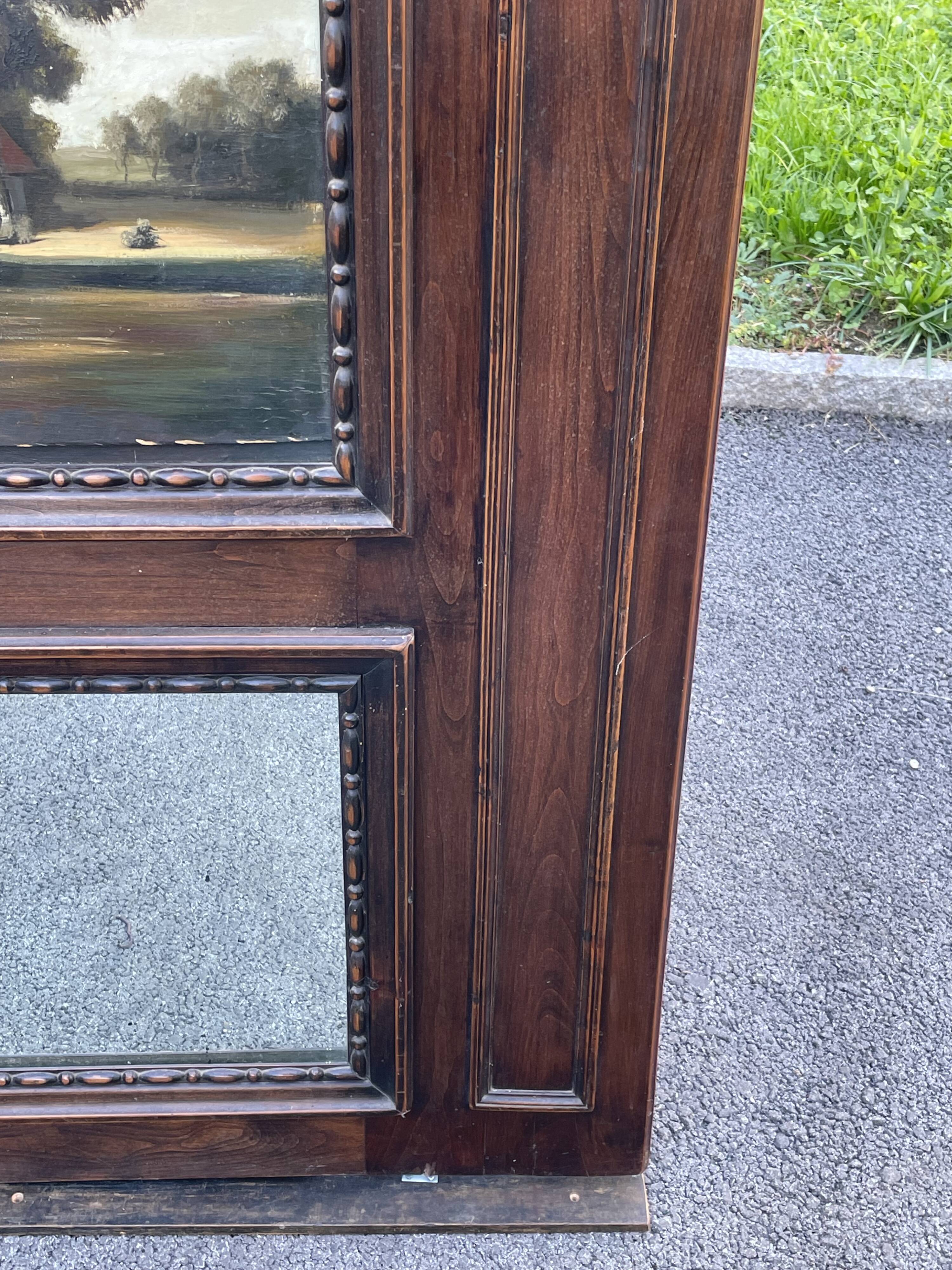 Large Mirror, Antique Trumeau