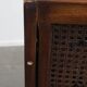 Vintage 1970s Design Armchair Made of Wood, Leather, and Webbing