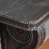 Carved bench