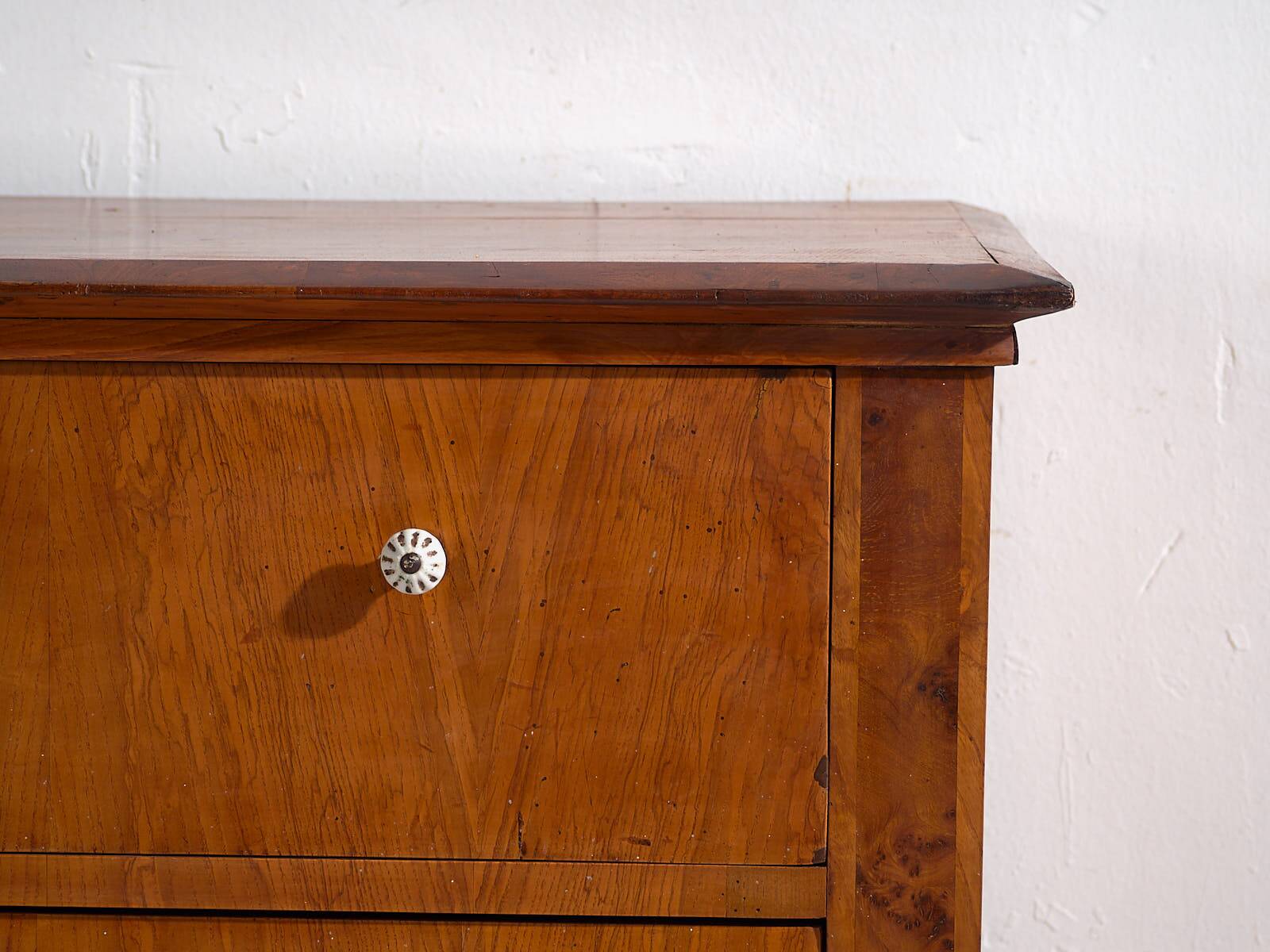 Antique Biedermeier chest of drawers (circa 1850)