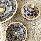 Artisanal Moroccan Dish Service 8 pieces