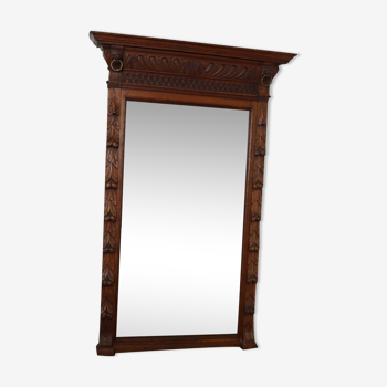 Antique oak mirror 170x112cm