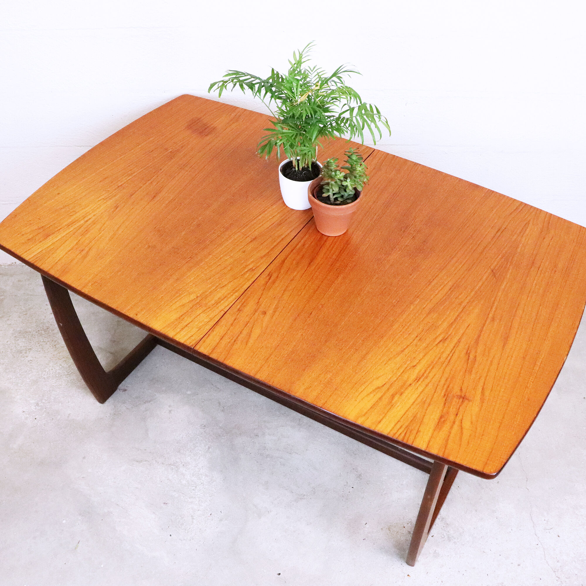 Teak expandable dining table, Denmark, 1960