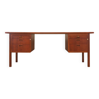 Teak desk, Swedish design, 1970s, manufacture: Åtvidaberg