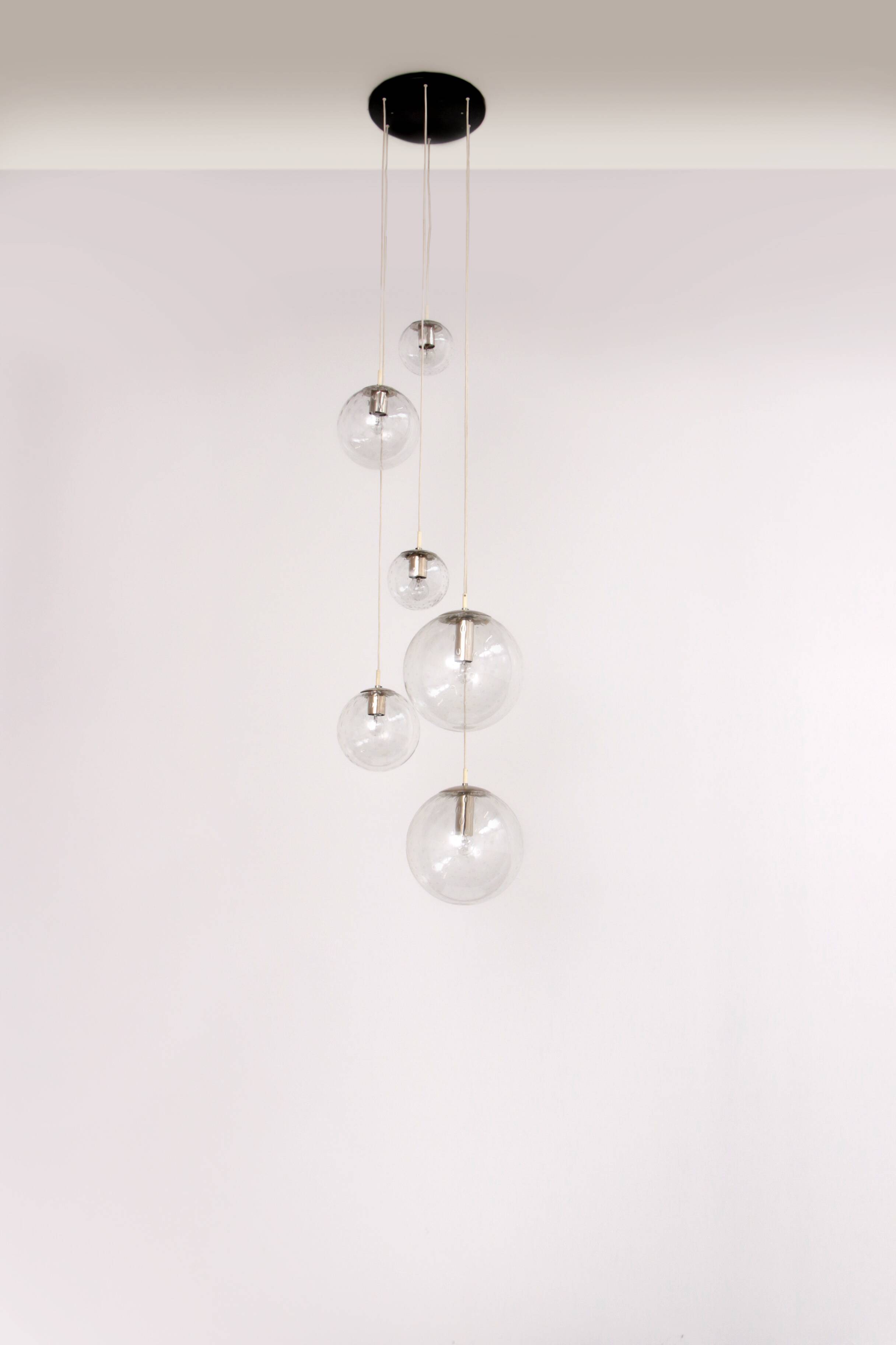 Raak Amsterdam Hanging Lamp Model B 1285 Design, 1968 Netherlands.