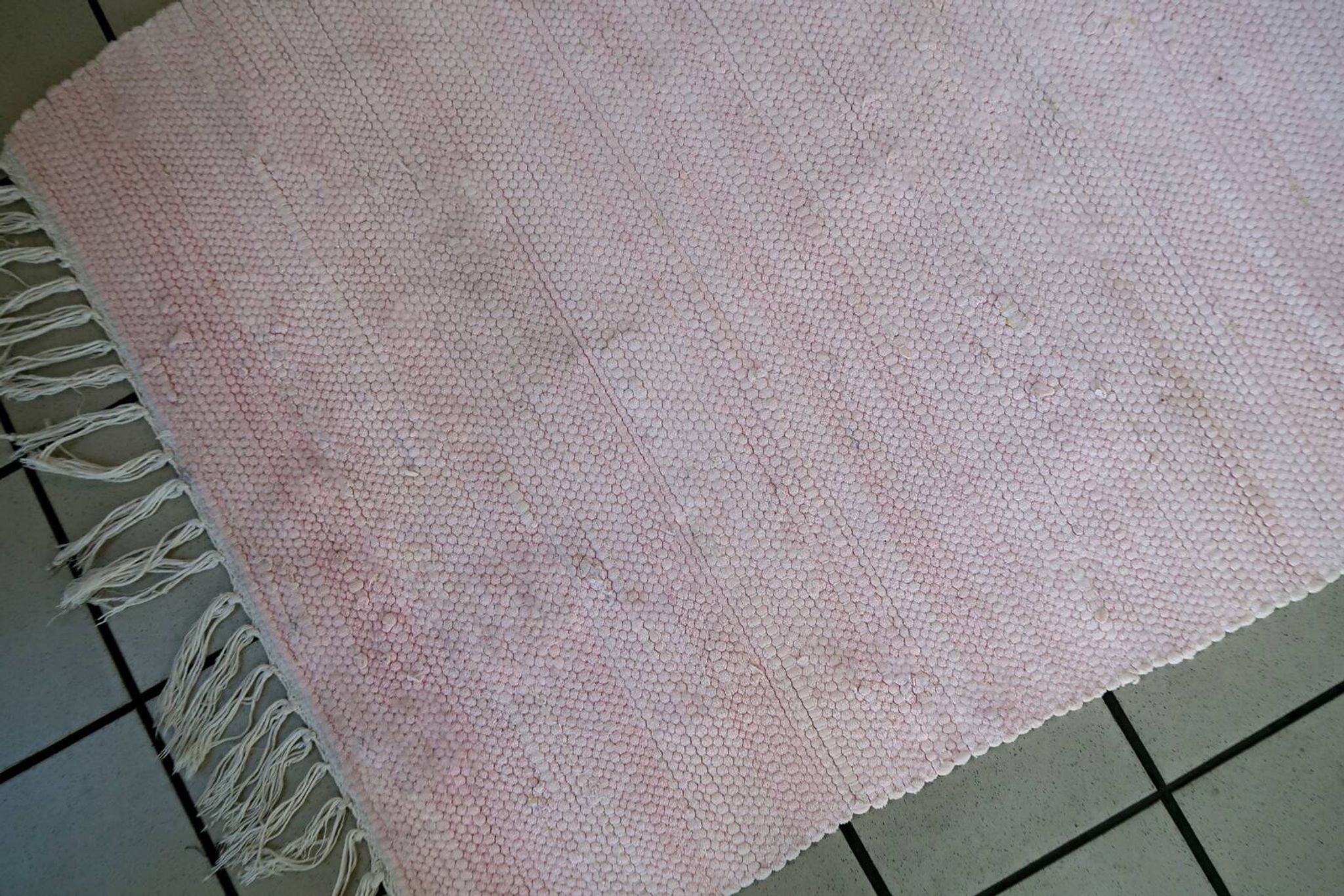 Tapis Kilim Vintage Indien en Coton (80cm x 131cm), Années 1980