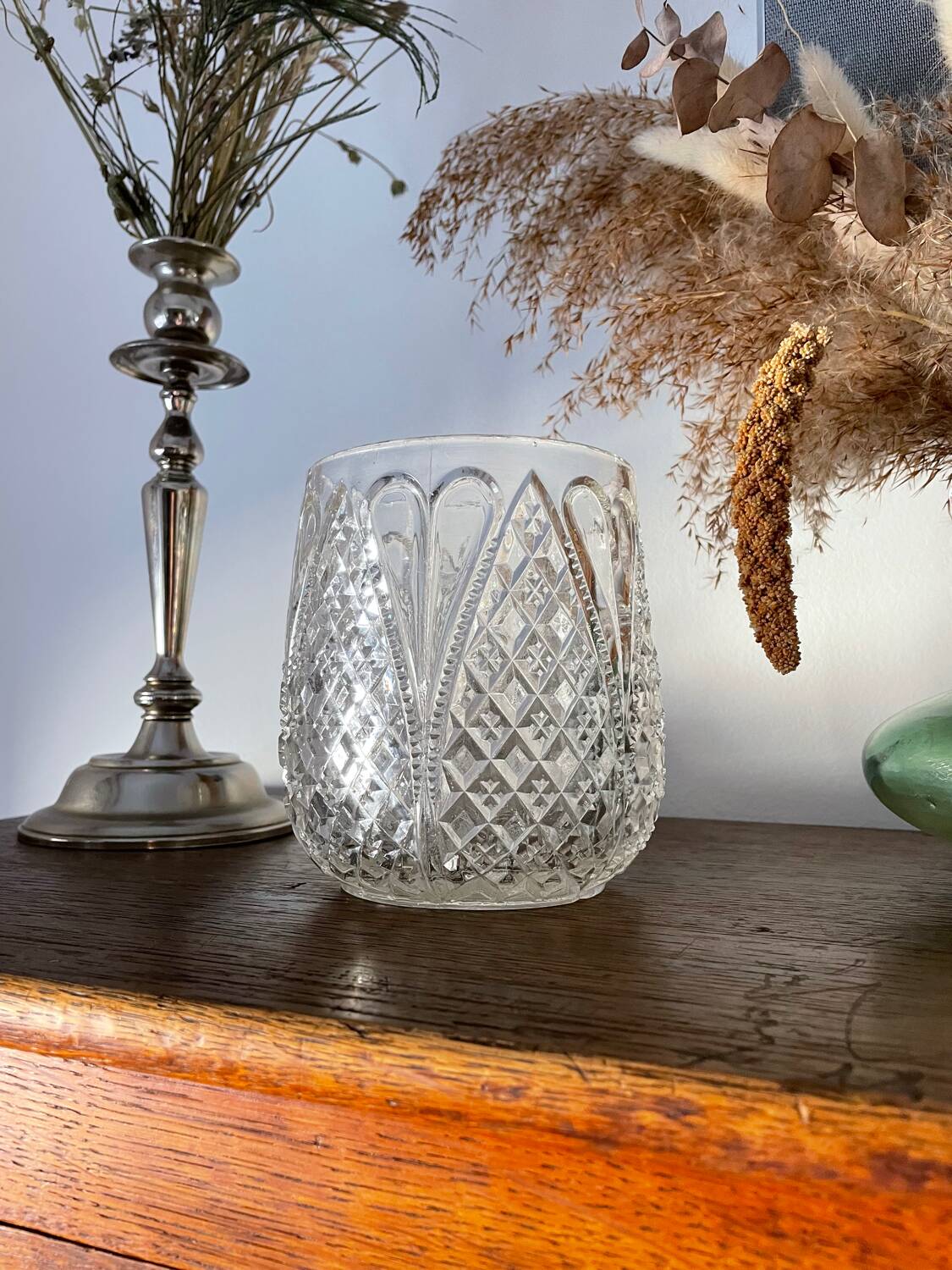 Vintage glass vase from the 30s/40s