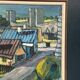 Original Swedish Oil on Panel – “Northern District, Visby” by Mats Ahlberg