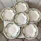 Set of 6 hollow earthenware plates New Givors model "RIta" 30s