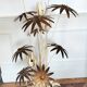 Vintage flower floor lamp by Hans Kogl 1970s