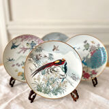 Lot 4 decorative plates porcelain Franklin mint FP Japan 1981