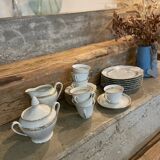 Coffee and dessert service - porcelain in Sologne