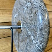 Guzzini "Mattonella" floor lamp, Mondrago marble base, 1970
