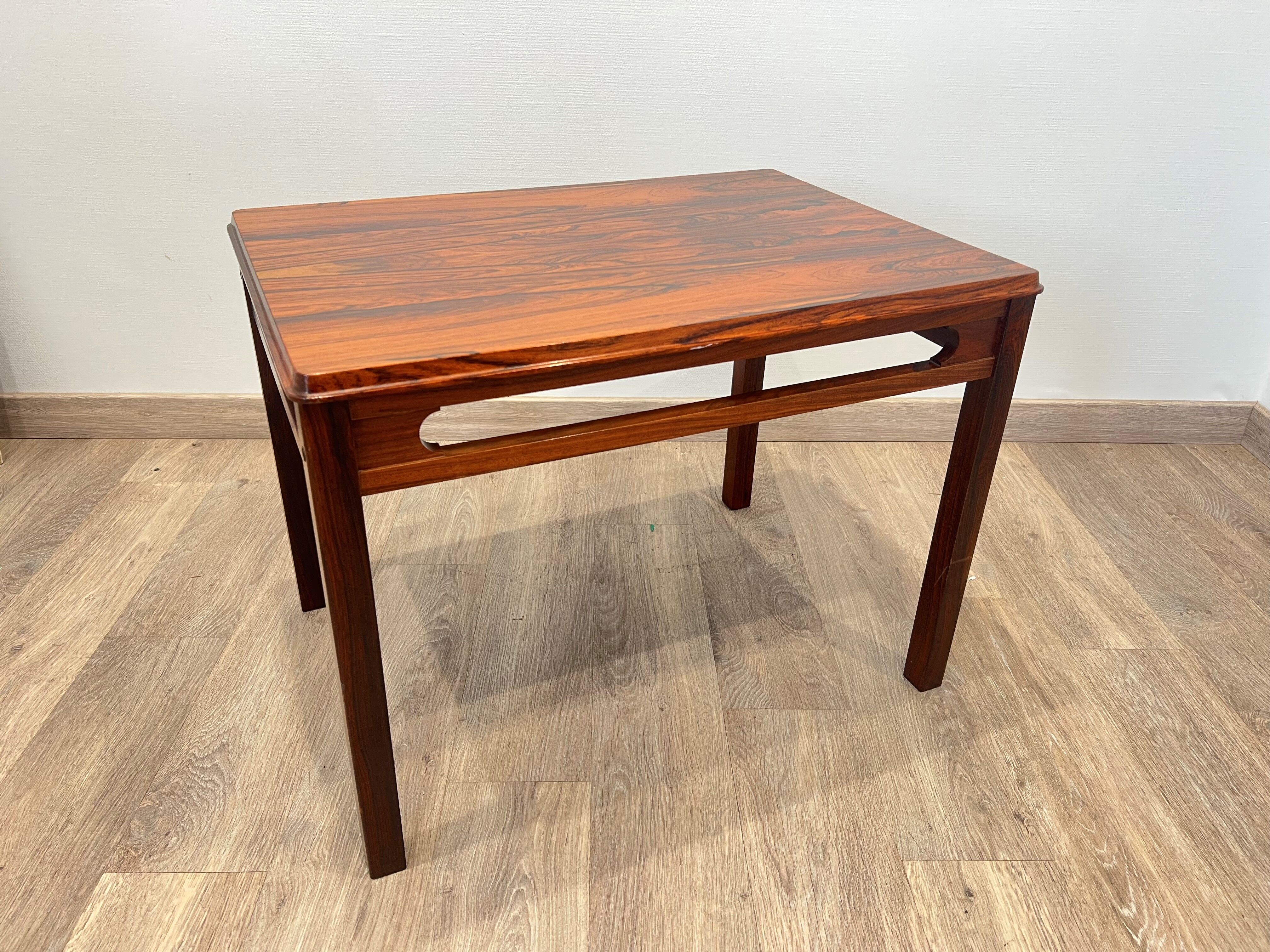 Coffee table in rosewood by Rasmus Solberg
